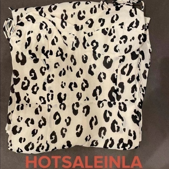 Reformation Juliette Dress in Snow Leopard *NEW* - Picture 5 of 6